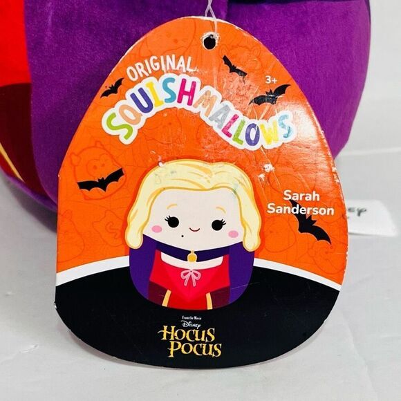 Squishmallows Disney Hocus Pocus Sarah Sanderson   6.5”   NWT - Picture 6 of 6